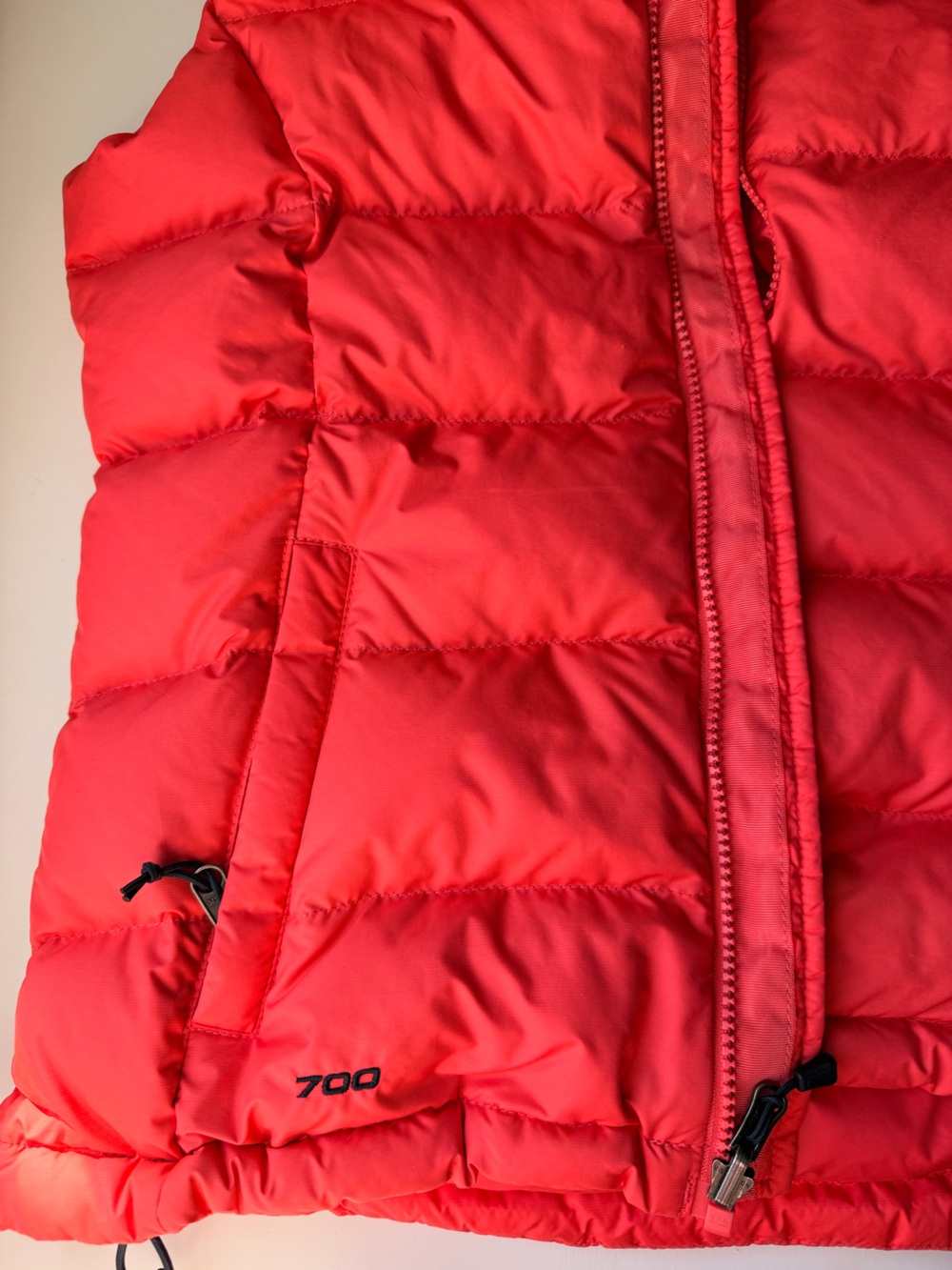 The North Face 700 Puffer Vest Goose down women’s size S - coral - Picture 3 of 7
